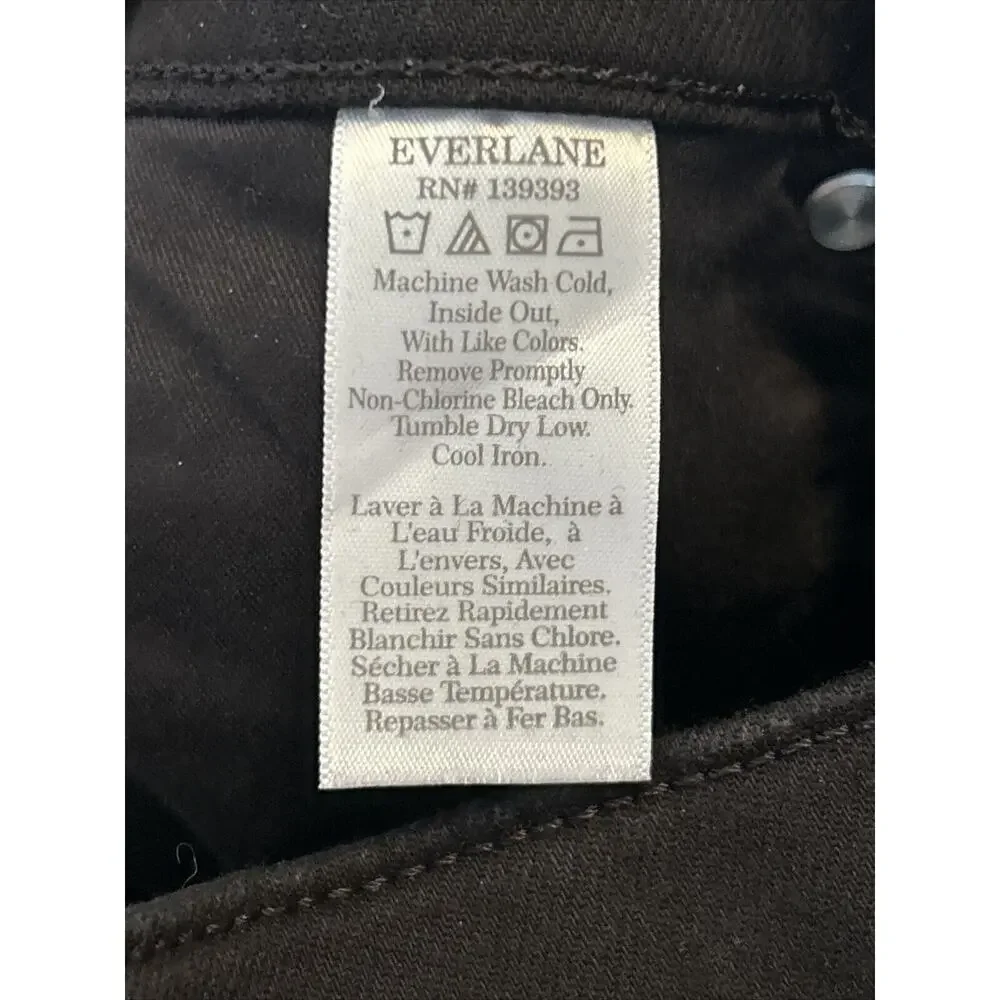 Everlane Womens Size 29 The‎ Way-High Skinny Jeans Stretch Black NWT